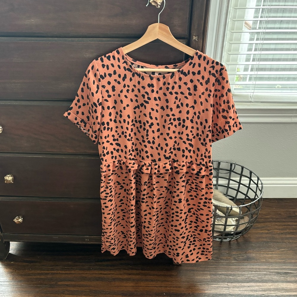 Flowy patterned sundress